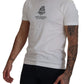 Dolce & Gabbana Chic White Logo Print Cotton Tee