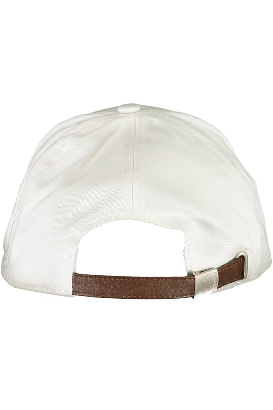 White Cotton Men Cap - SEHABRANDS