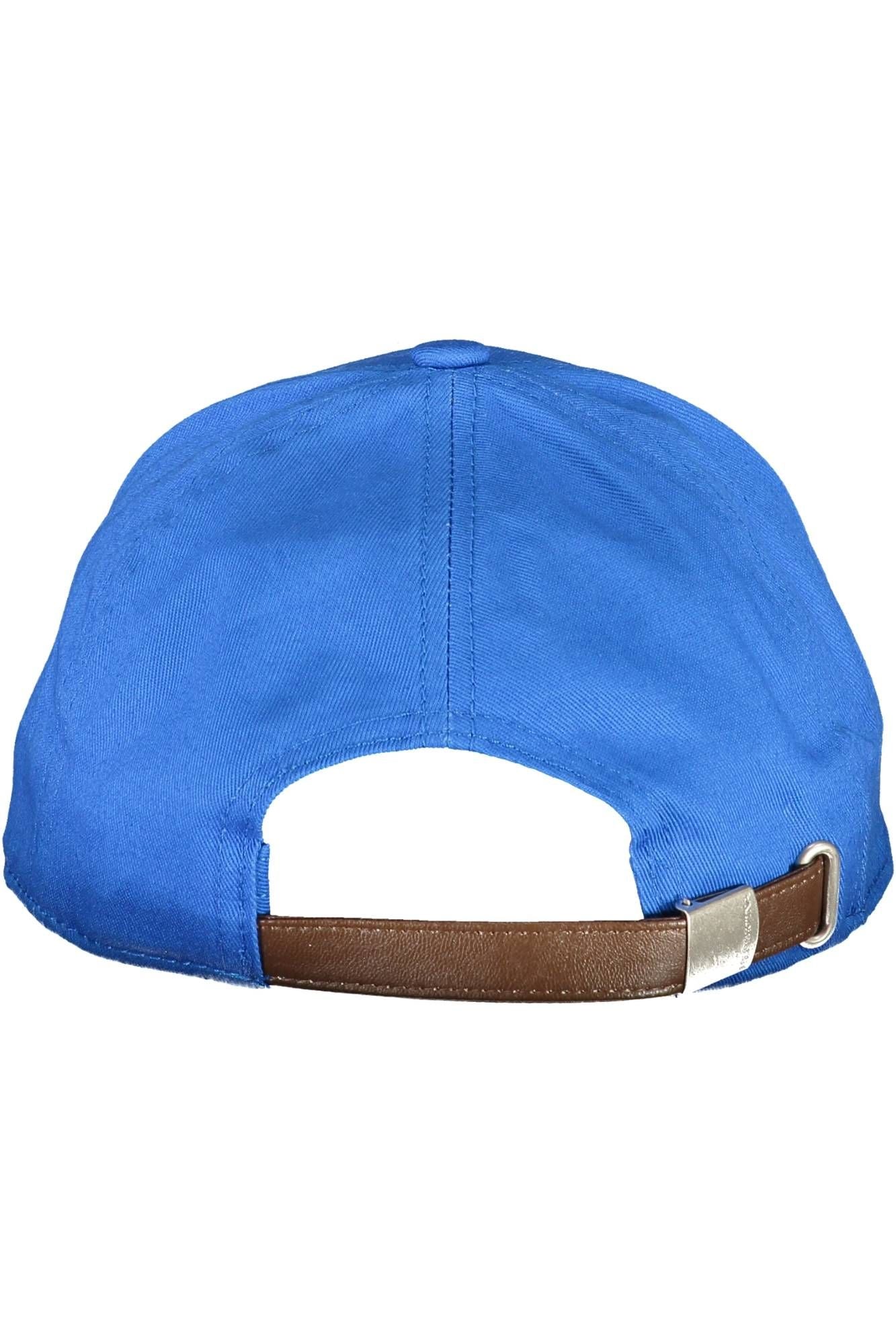 Blue Cotton Men Cap - SEHABRANDS