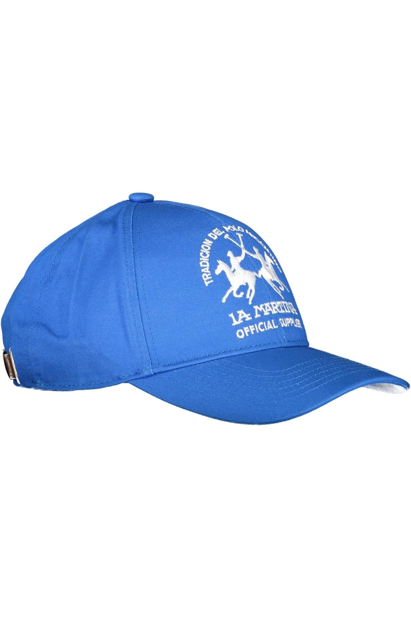 Blue Cotton Men Cap - SEHABRANDS