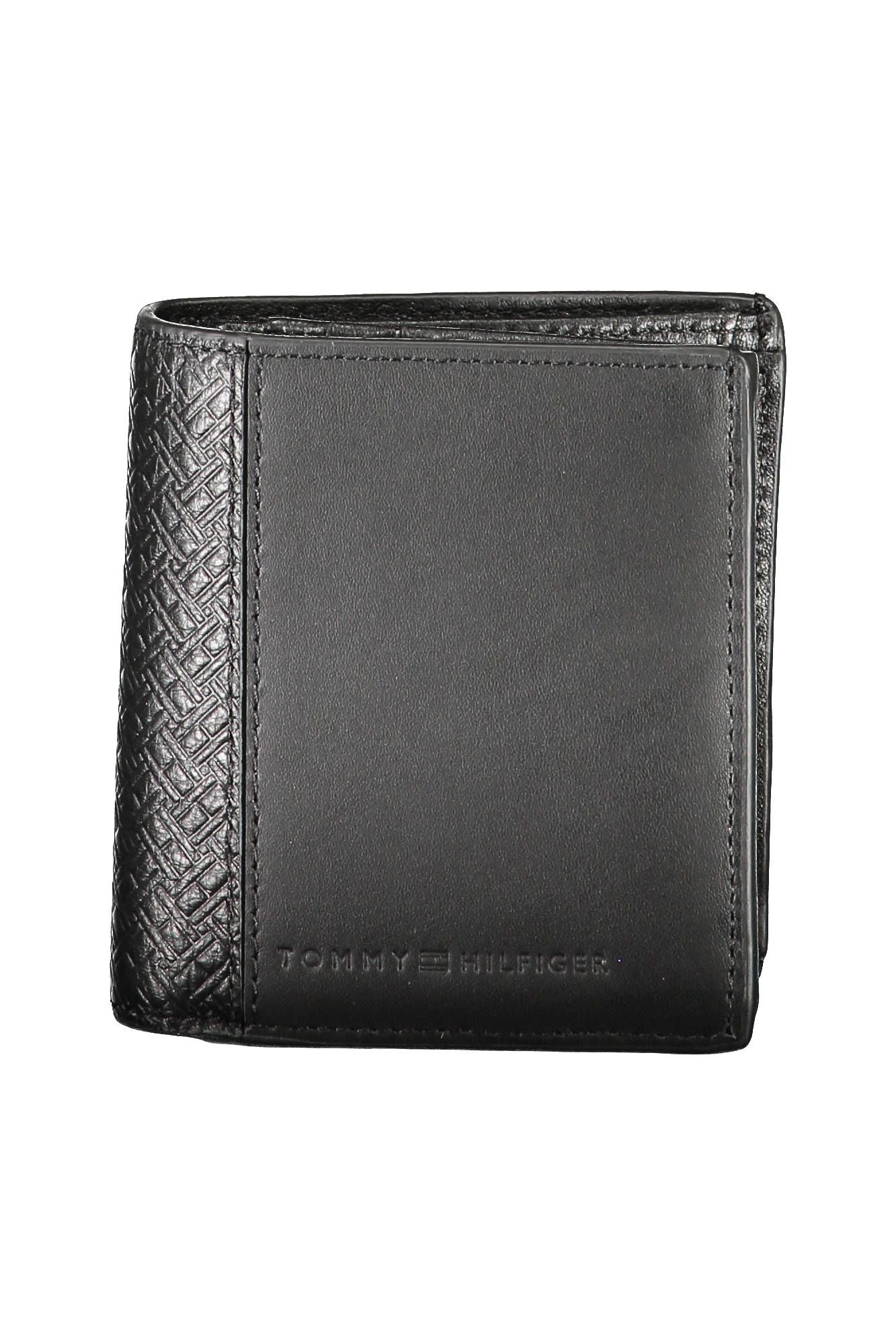 Black Leather Men Wallet - SEHABRANDS