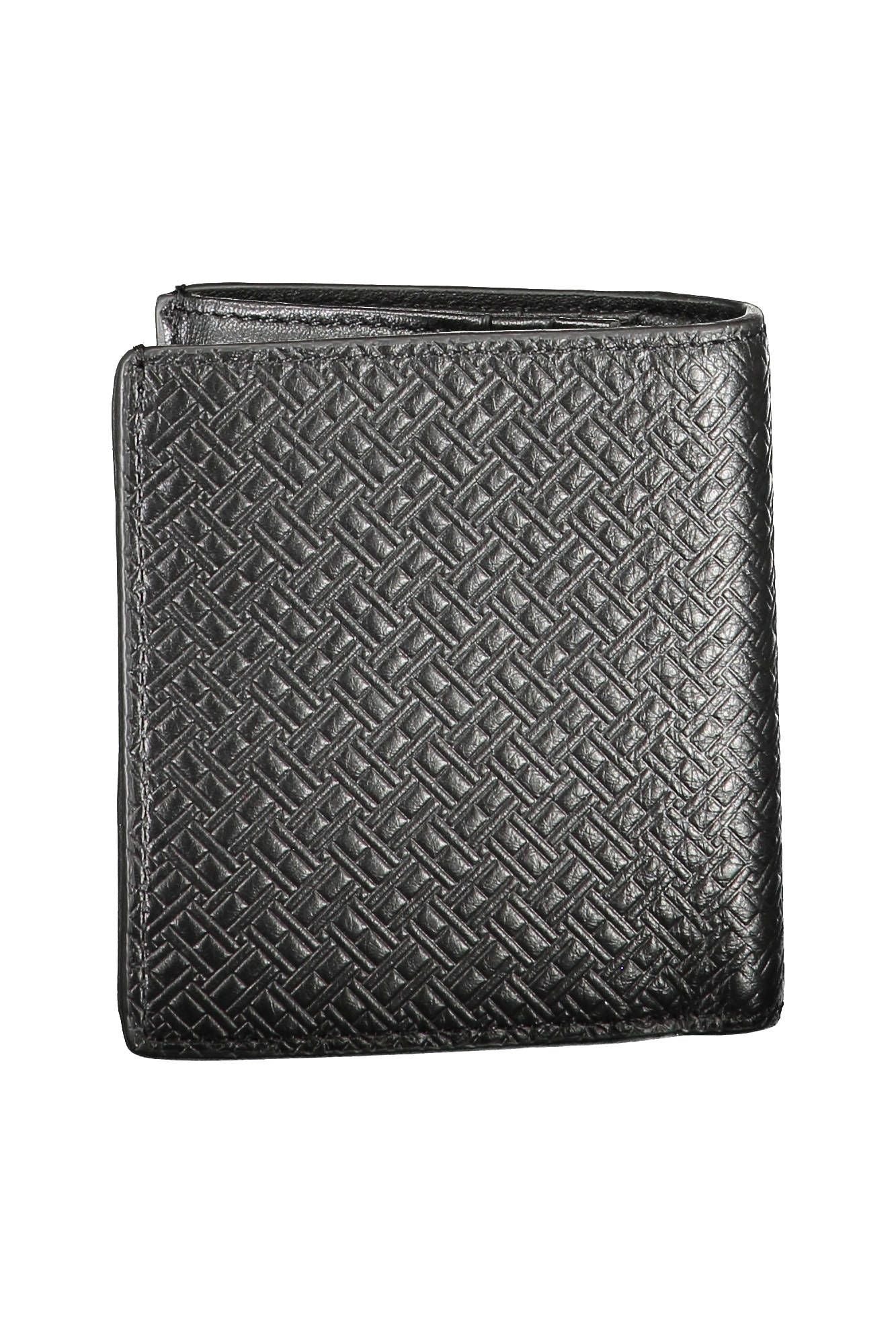 Black Leather Men Wallet - SEHABRANDS