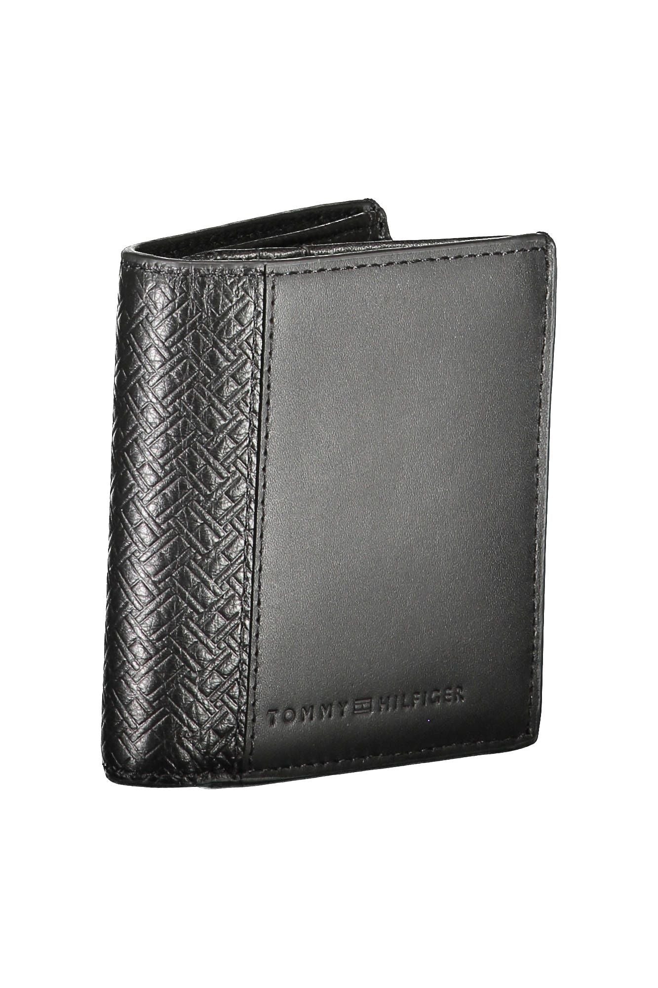 Black Leather Men Wallet - SEHABRANDS