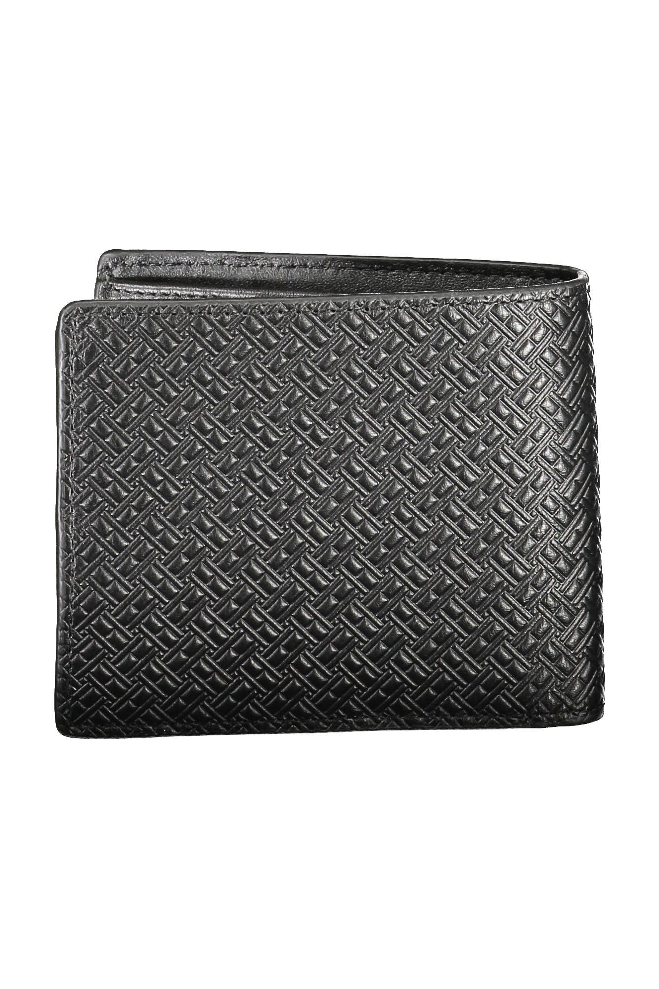 Black Leather Men Wallet - SEHABRANDS