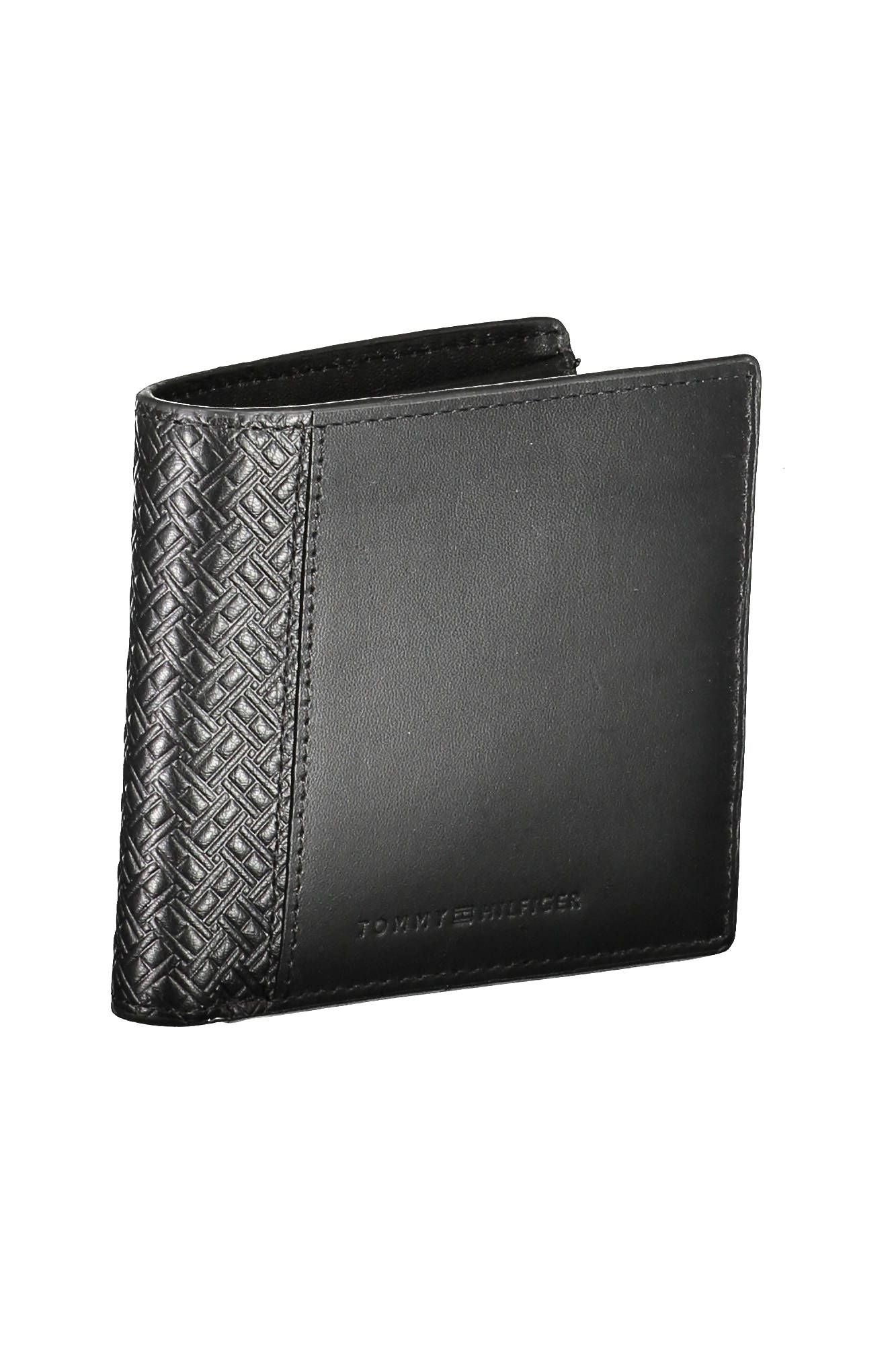 Black Leather Men Wallet - SEHABRANDS