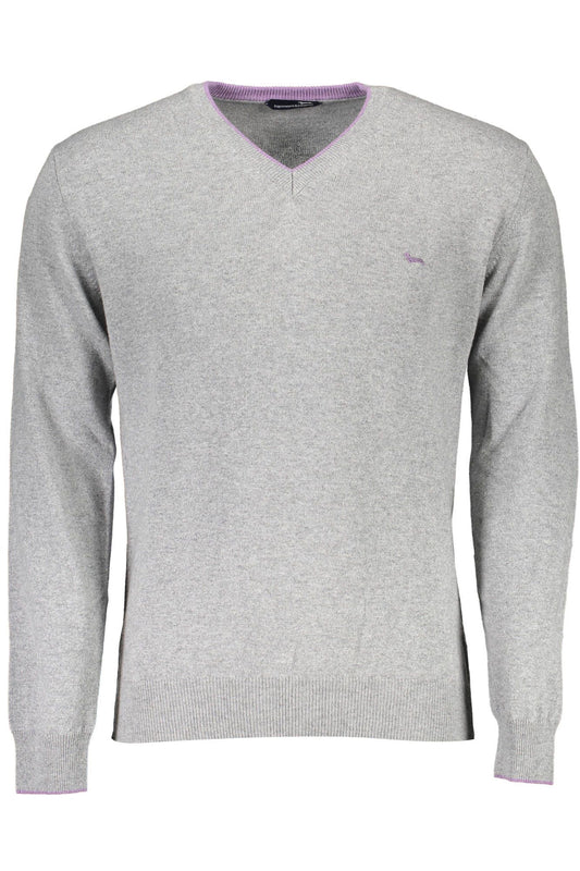 Gray Wool Men Sweater - SEHABRANDS