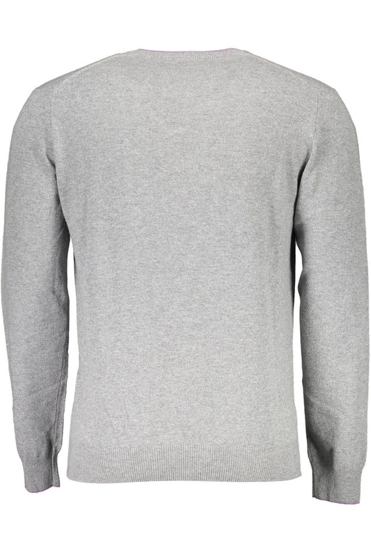 Gray Wool Men Sweater - SEHABRANDS