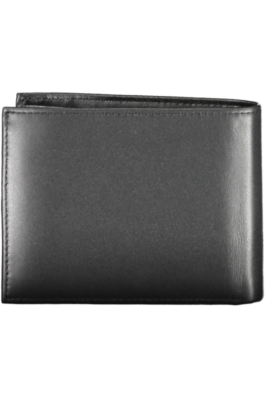 Black Leather Men Wallet - SEHABRANDS