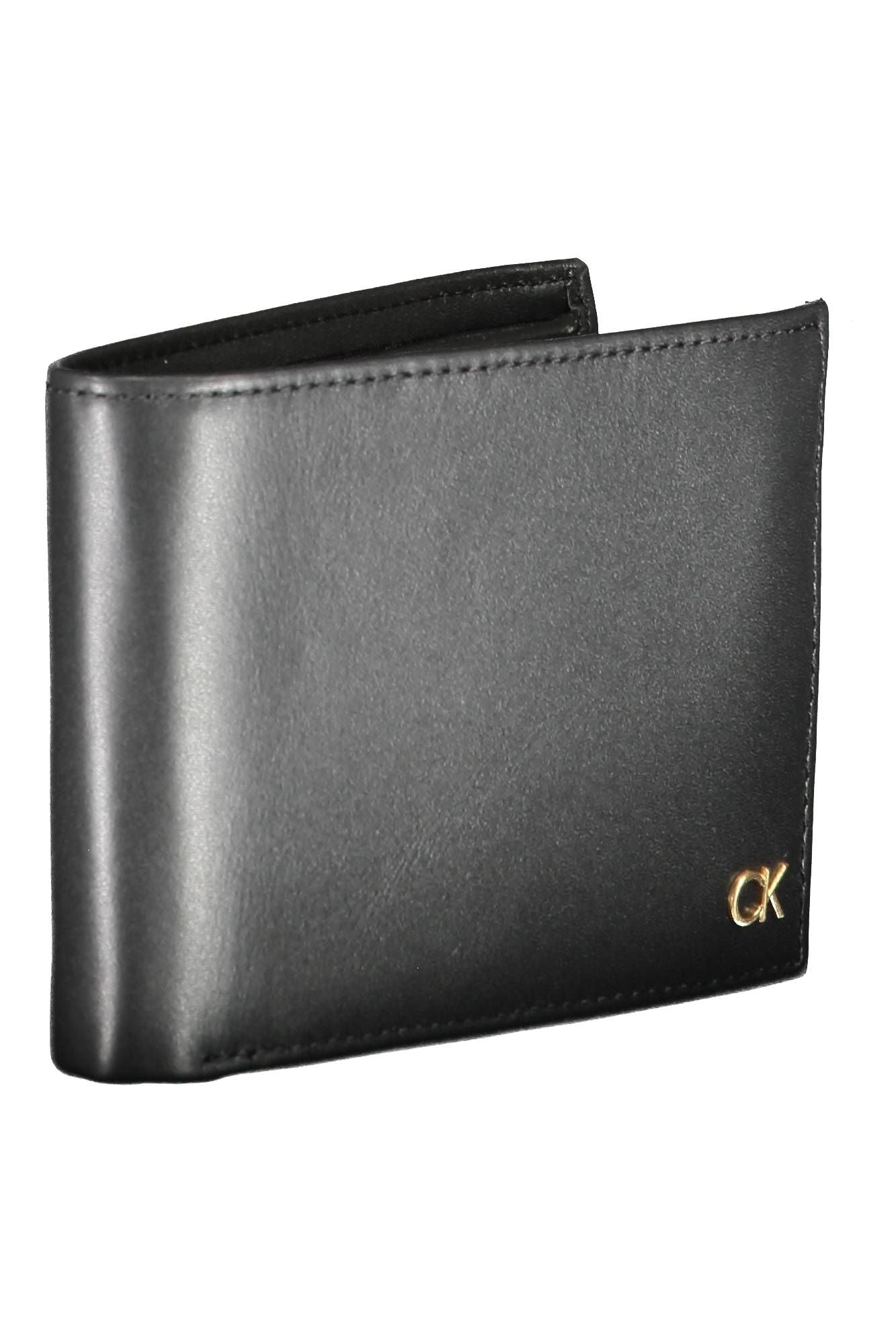 Black Leather Men Wallet - SEHABRANDS