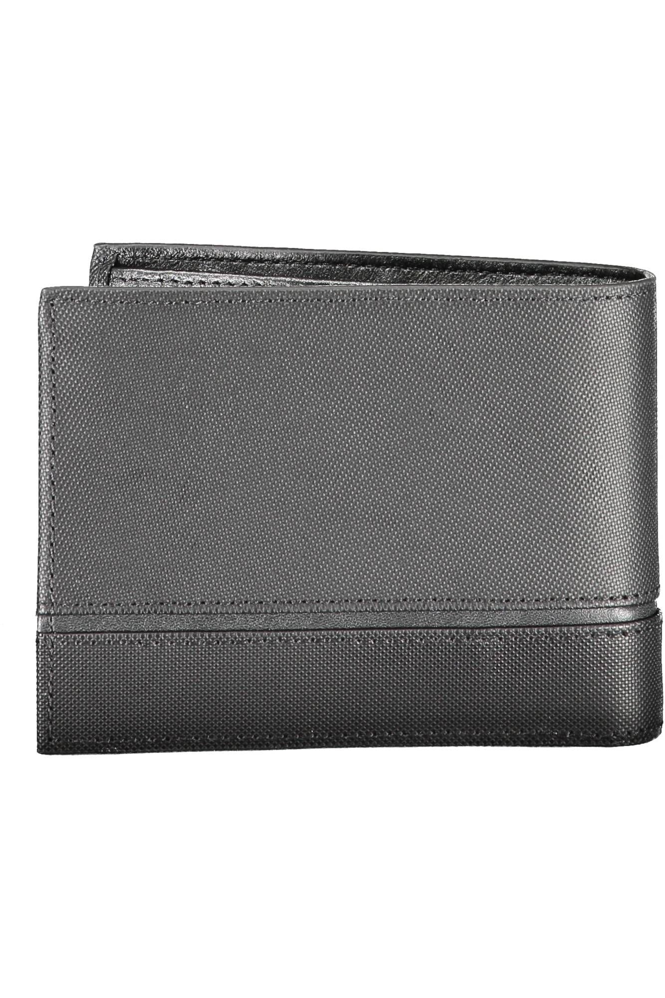 Black Leather Men Wallet - SEHABRANDS