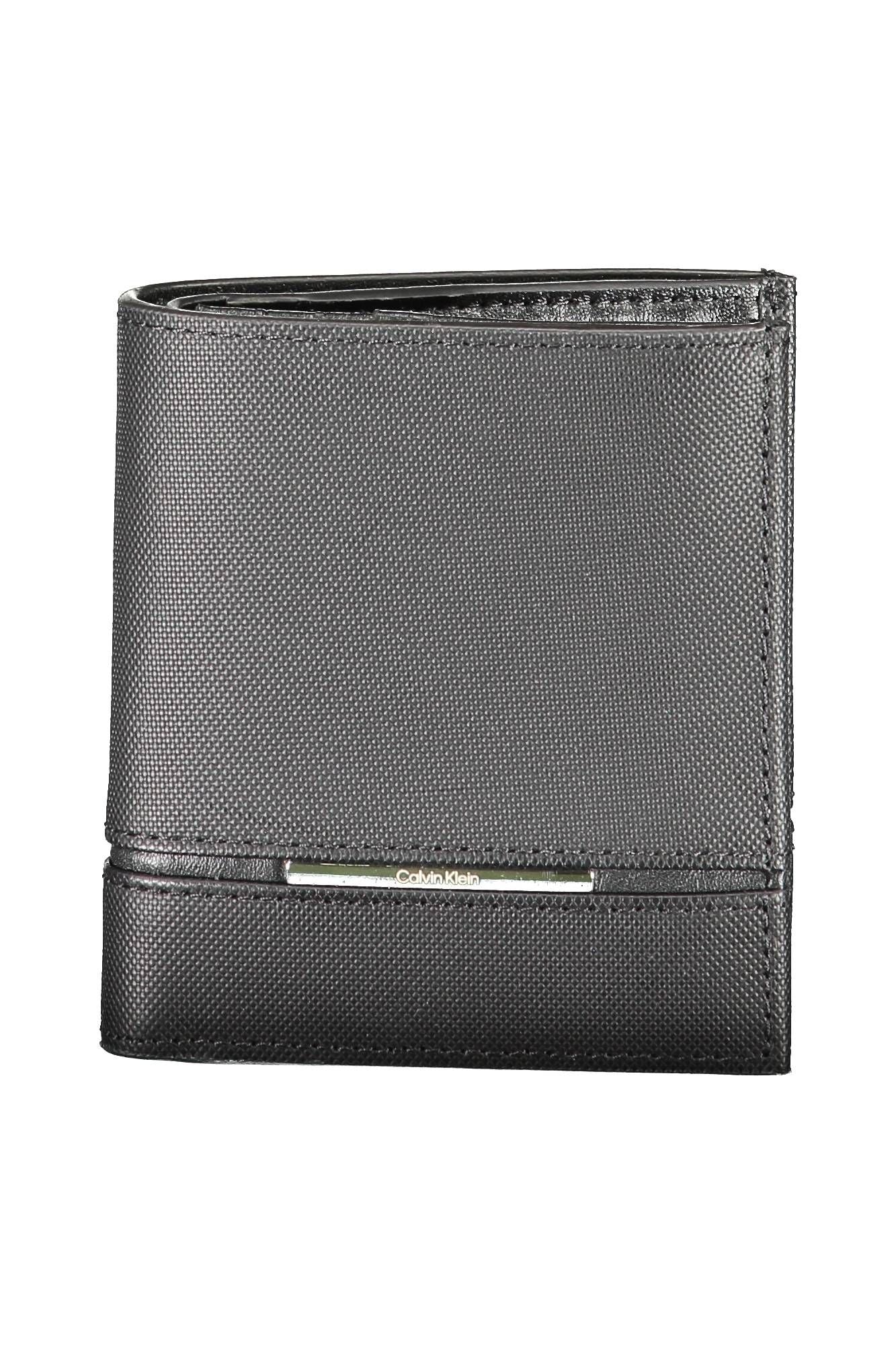 Black Leather Men Wallet - SEHABRANDS