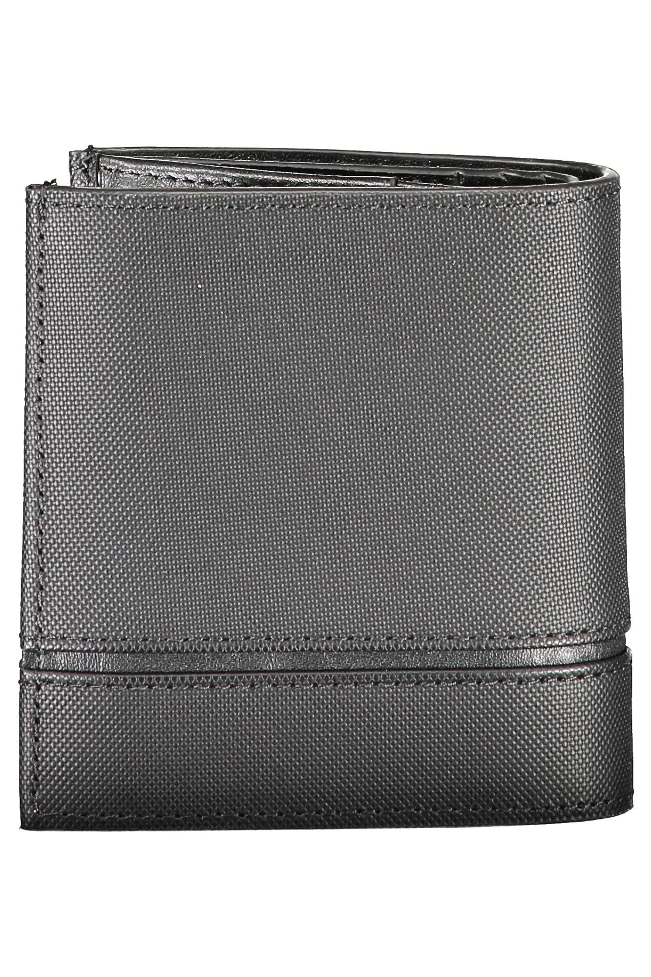 Black Leather Men Wallet - SEHABRANDS