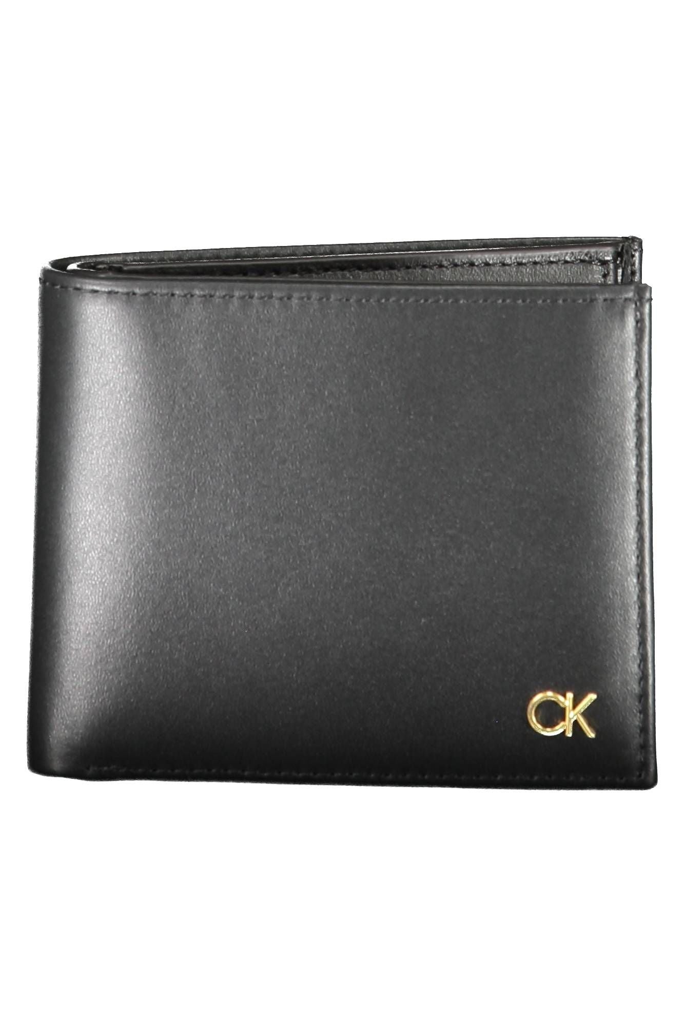 Black Leather Men Wallet - SEHABRANDS