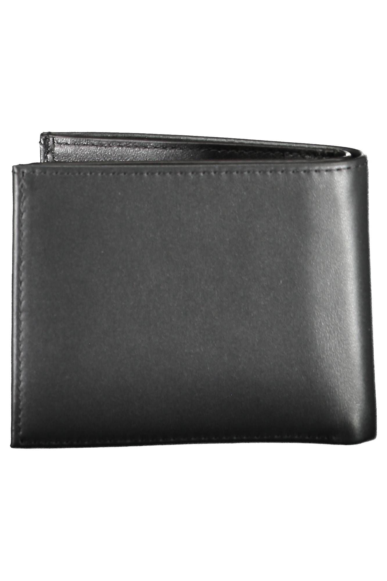 Black Leather Men Wallet - SEHABRANDS