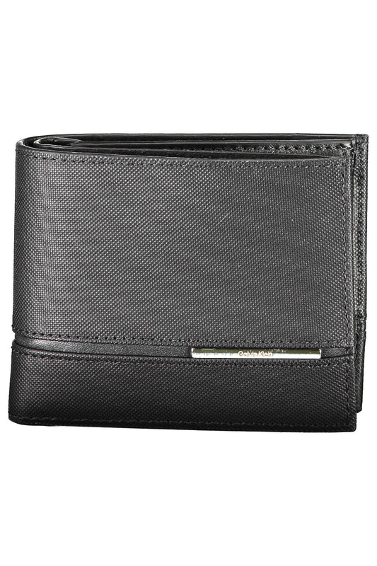 Black Leather Men Wallet - SEHABRANDS