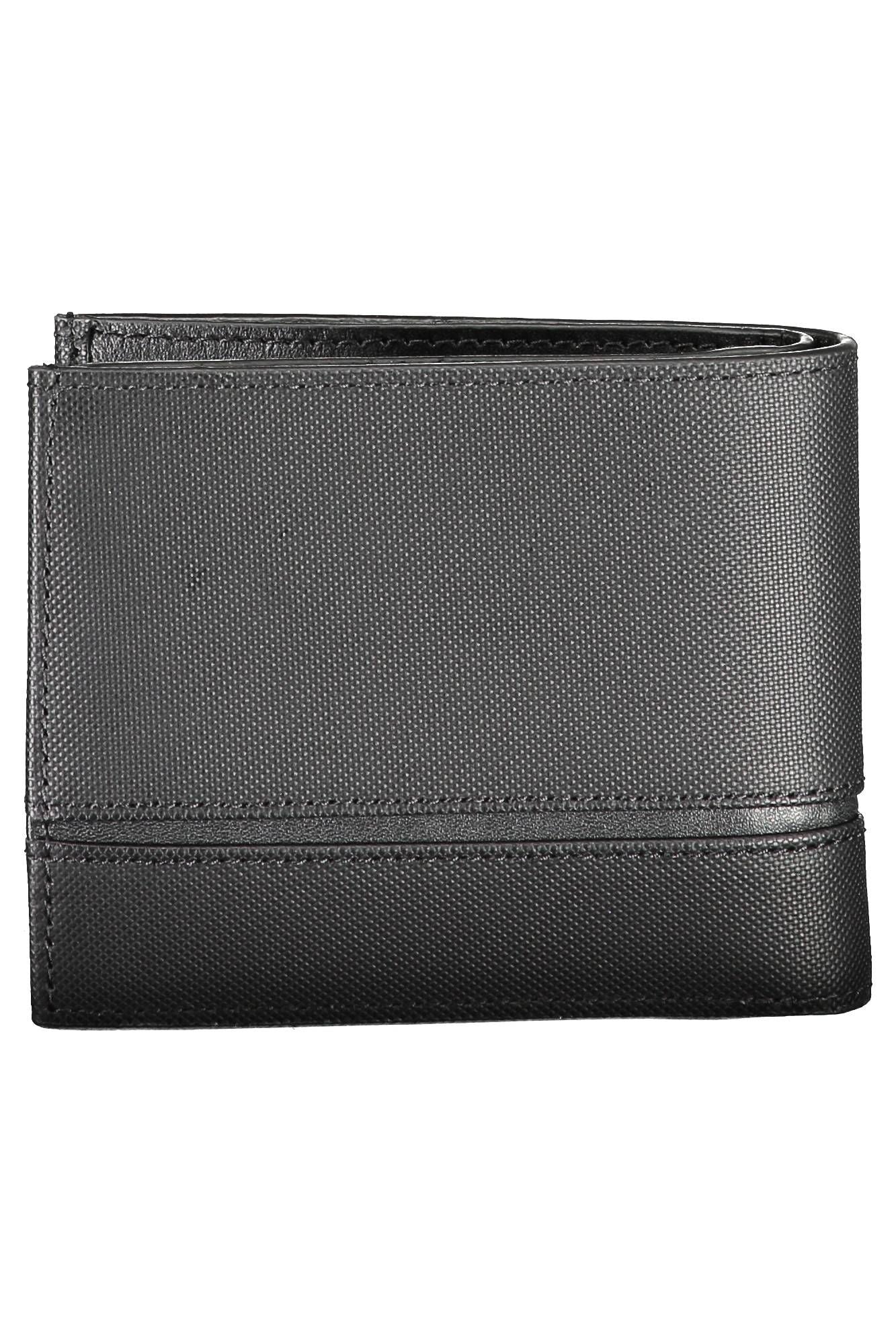 Black Leather Men Wallet - SEHABRANDS