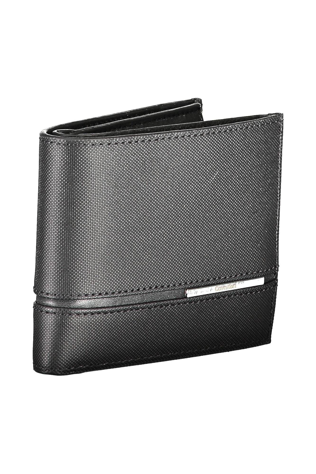 Black Leather Men Wallet - SEHABRANDS