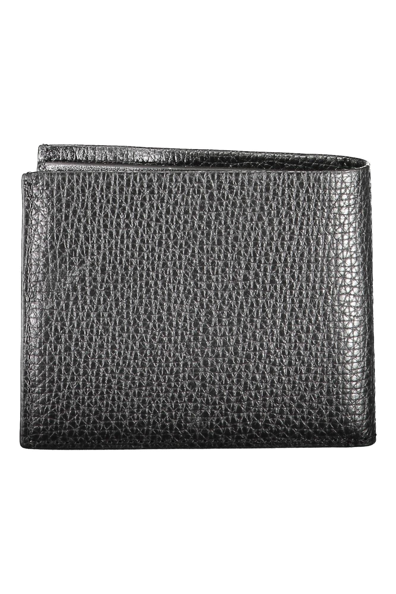 Black Leather Men Wallet - SEHABRANDS