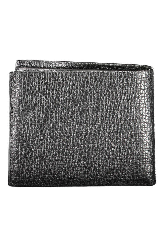 Black Leather Men Wallet - SEHABRANDS