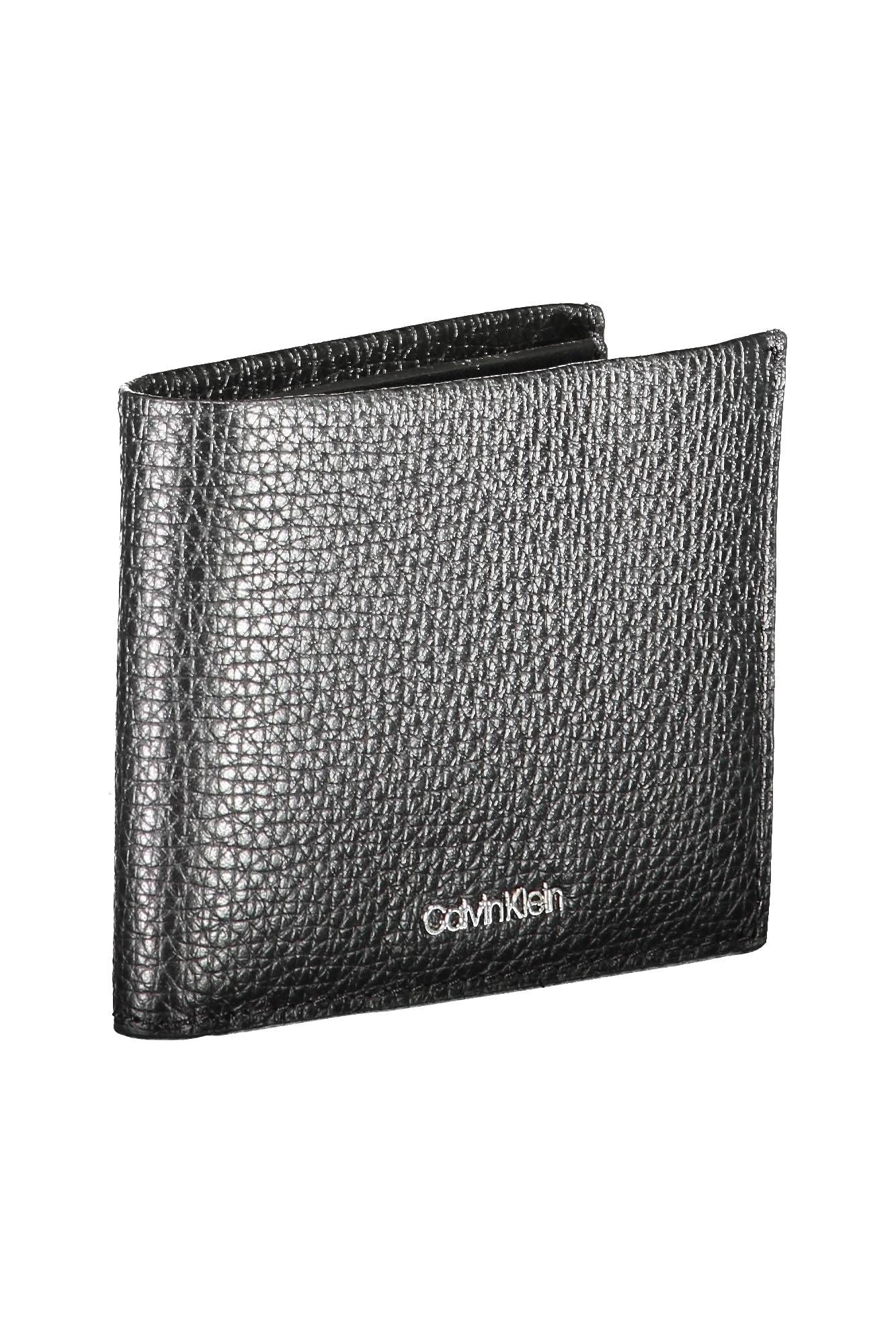 Black Leather Men Wallet - SEHABRANDS