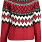 Red Polyester Women Sweater - SEHABRANDS