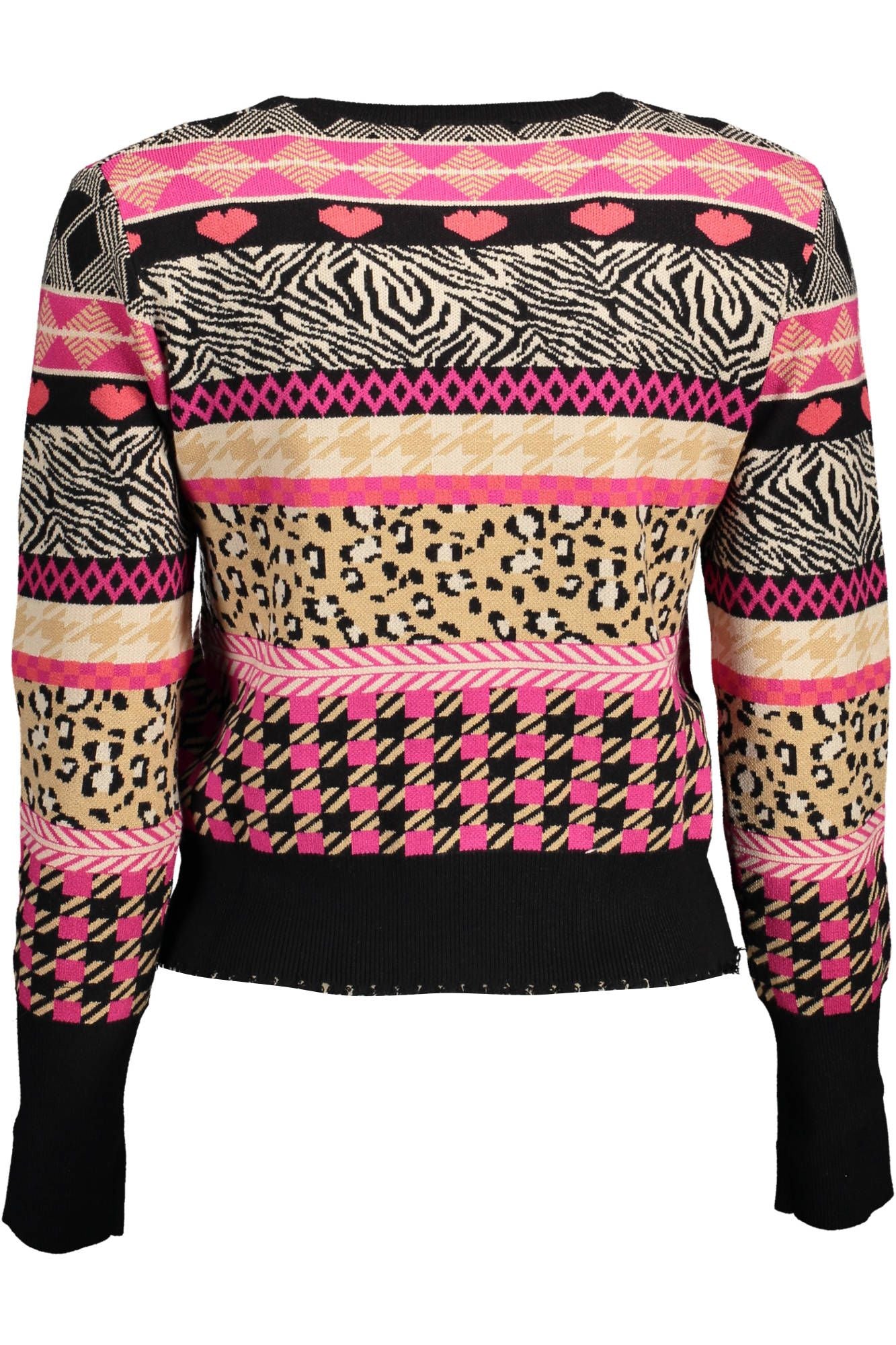 Black Viscose Women Sweater - SEHABRANDS