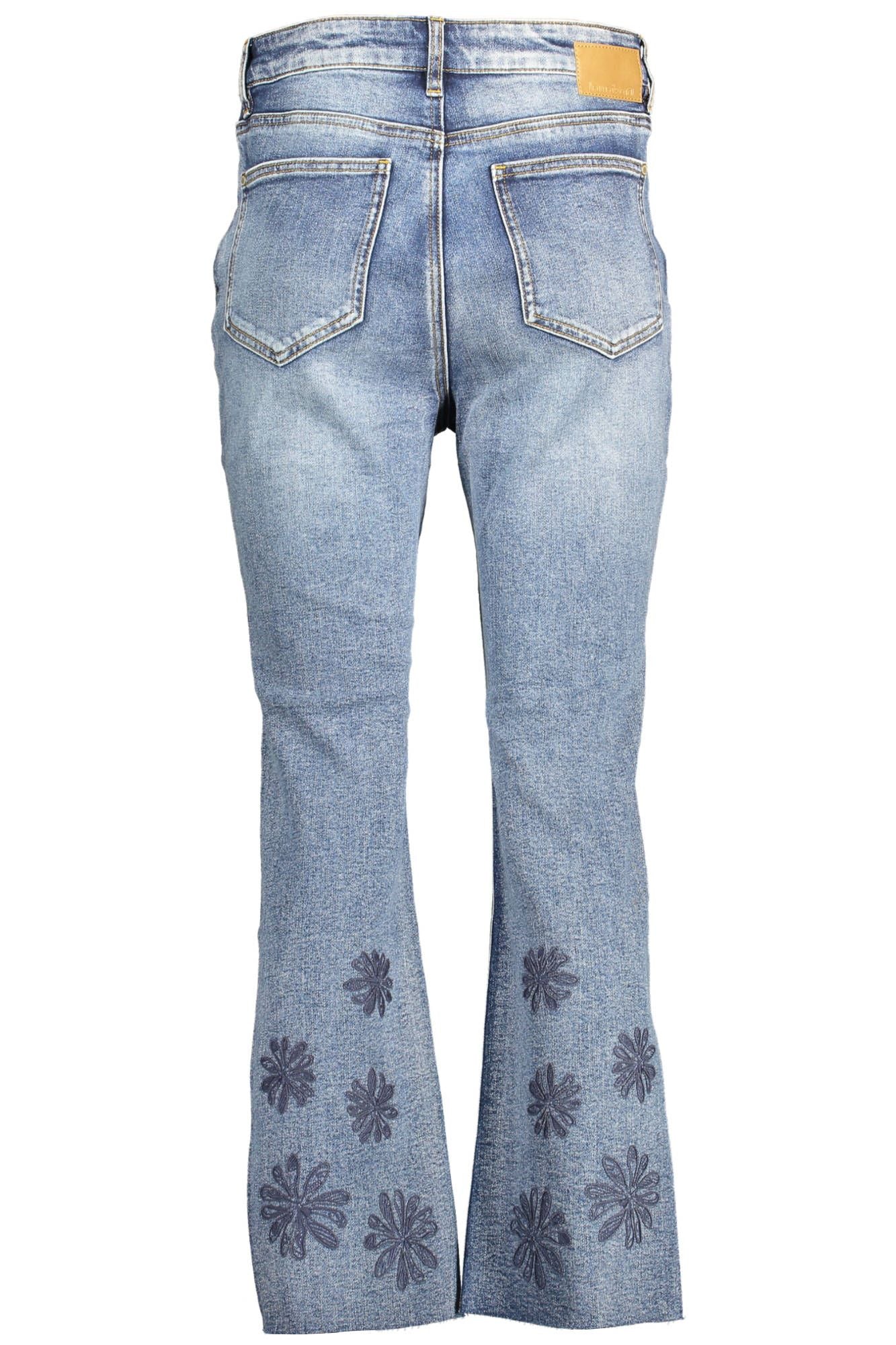 Blue Cotton Women Jeans - SEHABRANDS