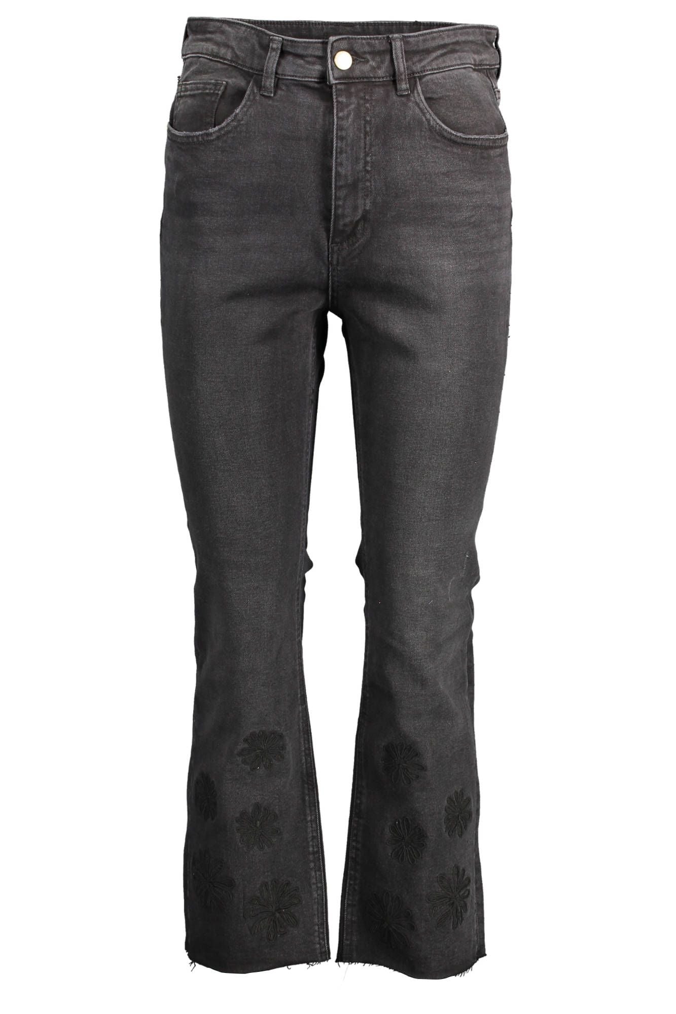 Black Cotton Women Jeans - SEHABRANDS