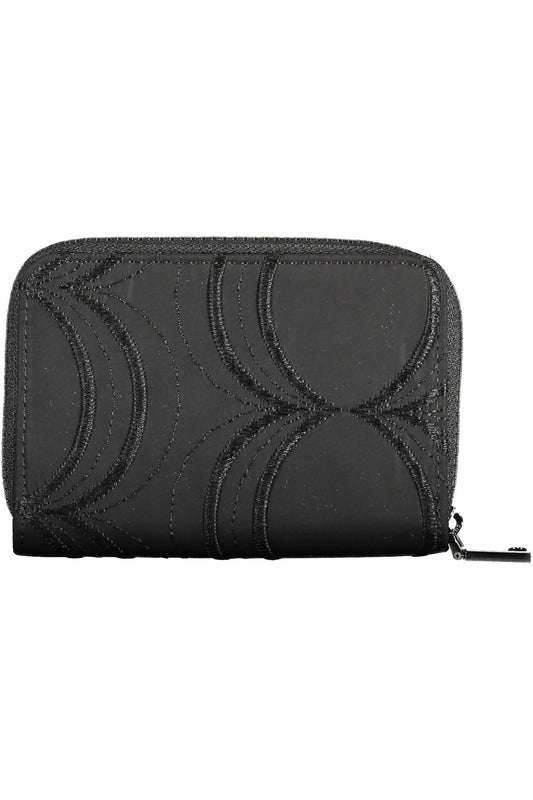 Black Polyester Women Wallet - SEHABRANDS