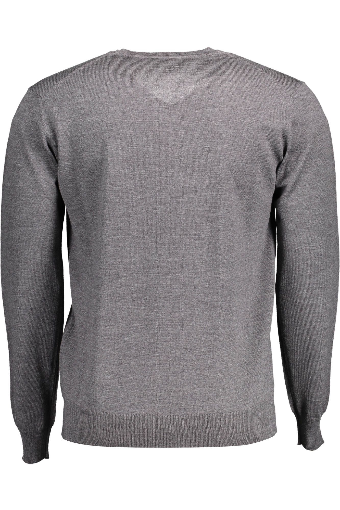 Gray Wool Men Sweater - SEHABRANDS