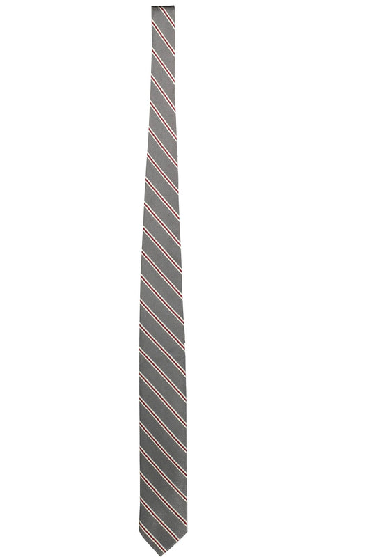 Gray Silk Men Tie - SEHABRANDS