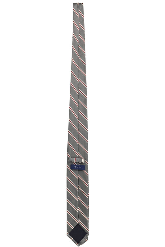 Gray Silk Men Tie - SEHABRANDS