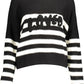 Black Cotton Women Sweater - SEHABRANDS