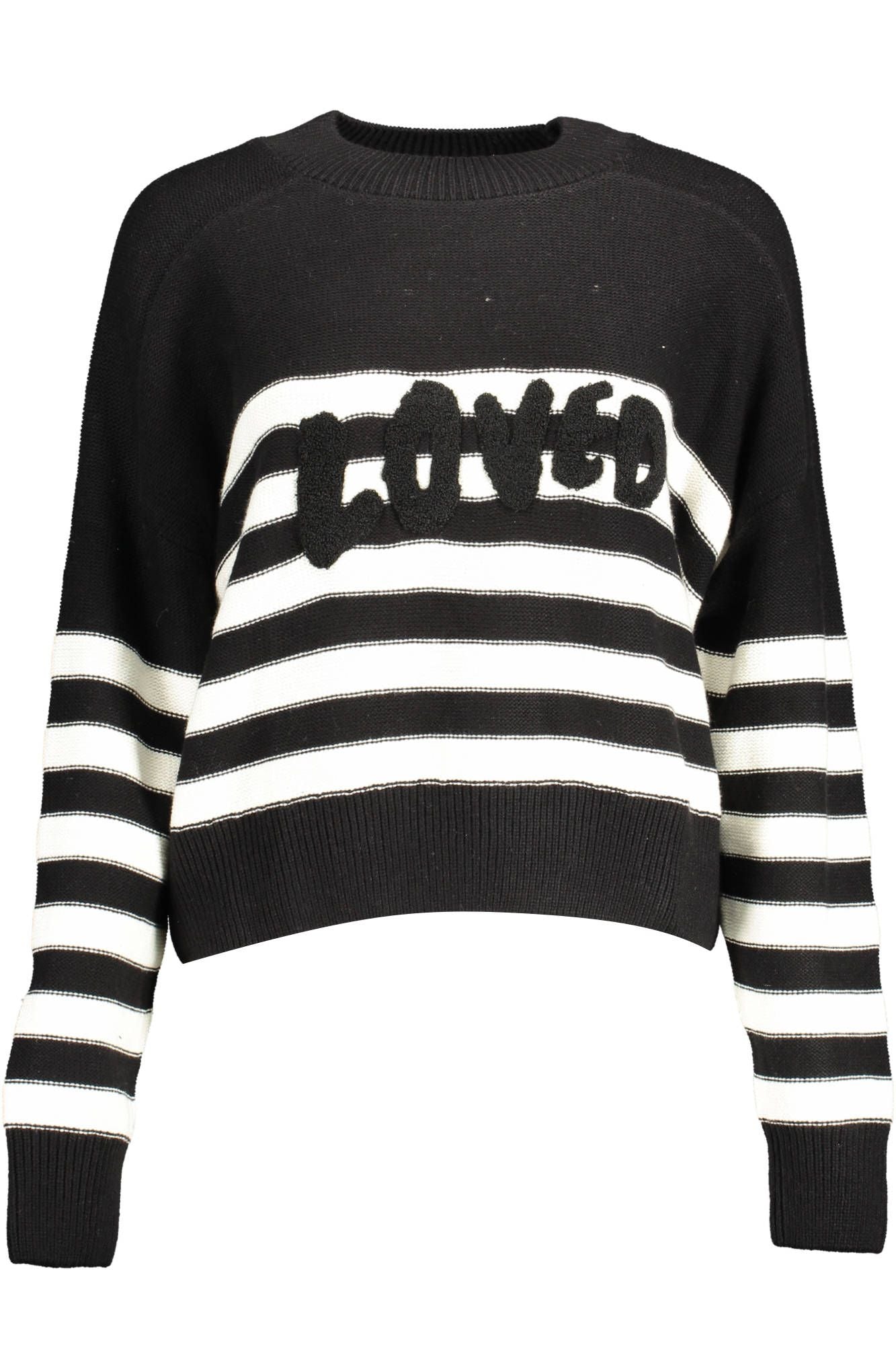 Black Cotton Women Sweater - SEHABRANDS