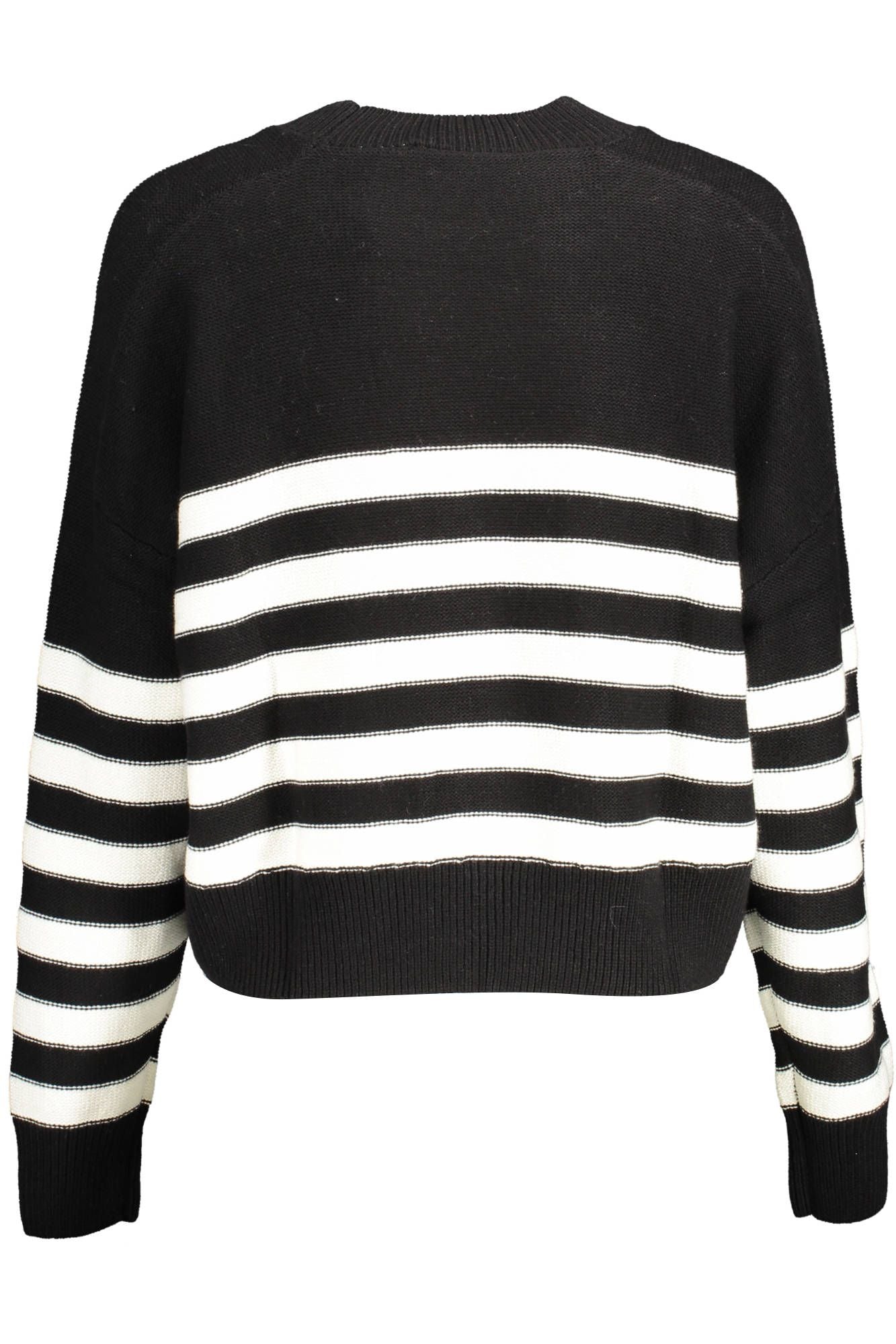 Black Cotton Women Sweater - SEHABRANDS