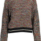 Enigmatic Black Sweater with Contrasting Details - SEHABRANDS