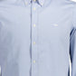 Light Blue Cotton Men Shirt - SEHABRANDS