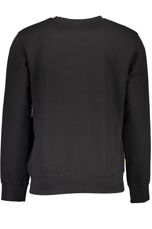 Black Cotton Men Sweater - SEHABRANDS