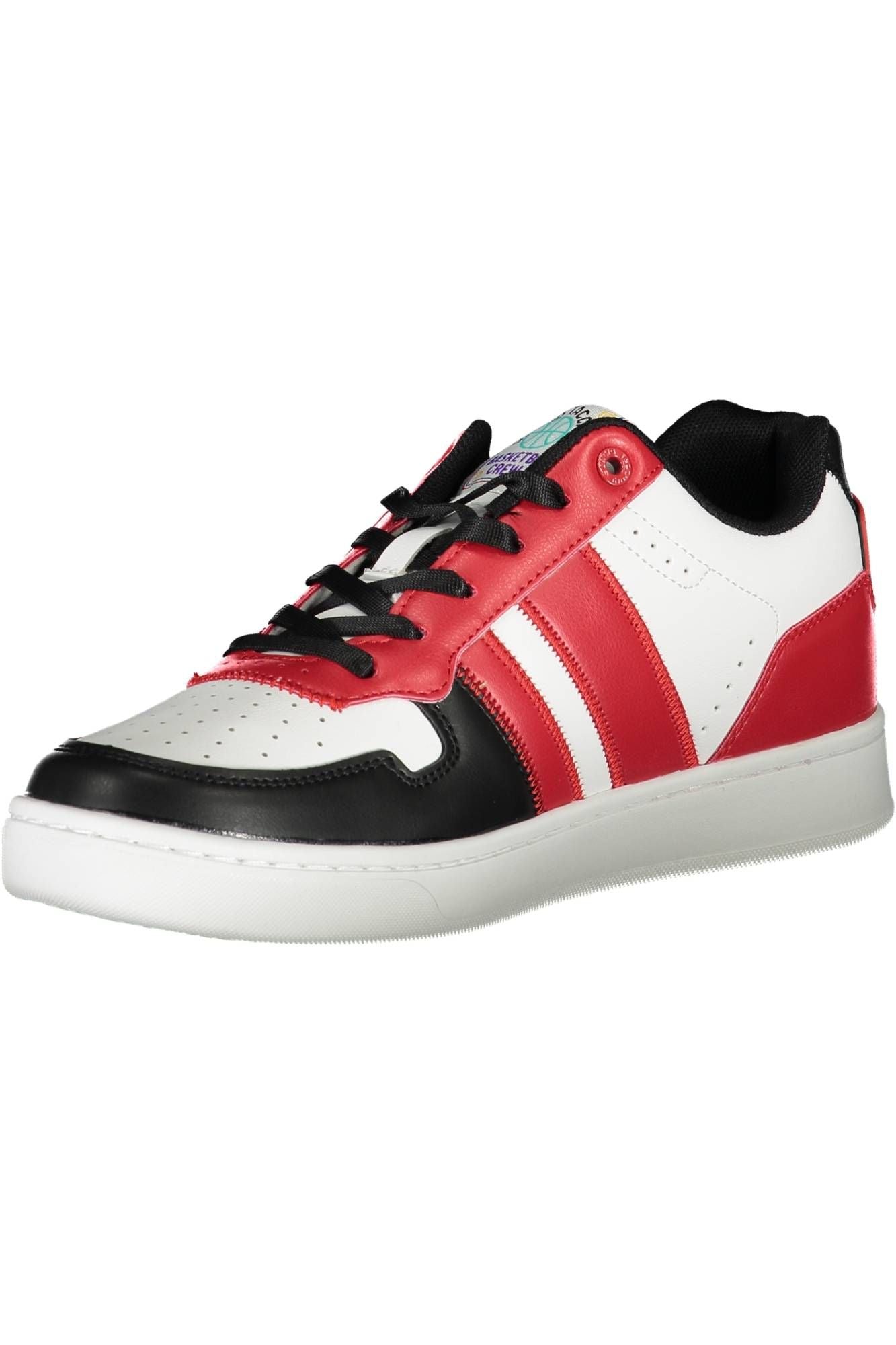 White Polyester Men Sneaker - SEHABRANDS