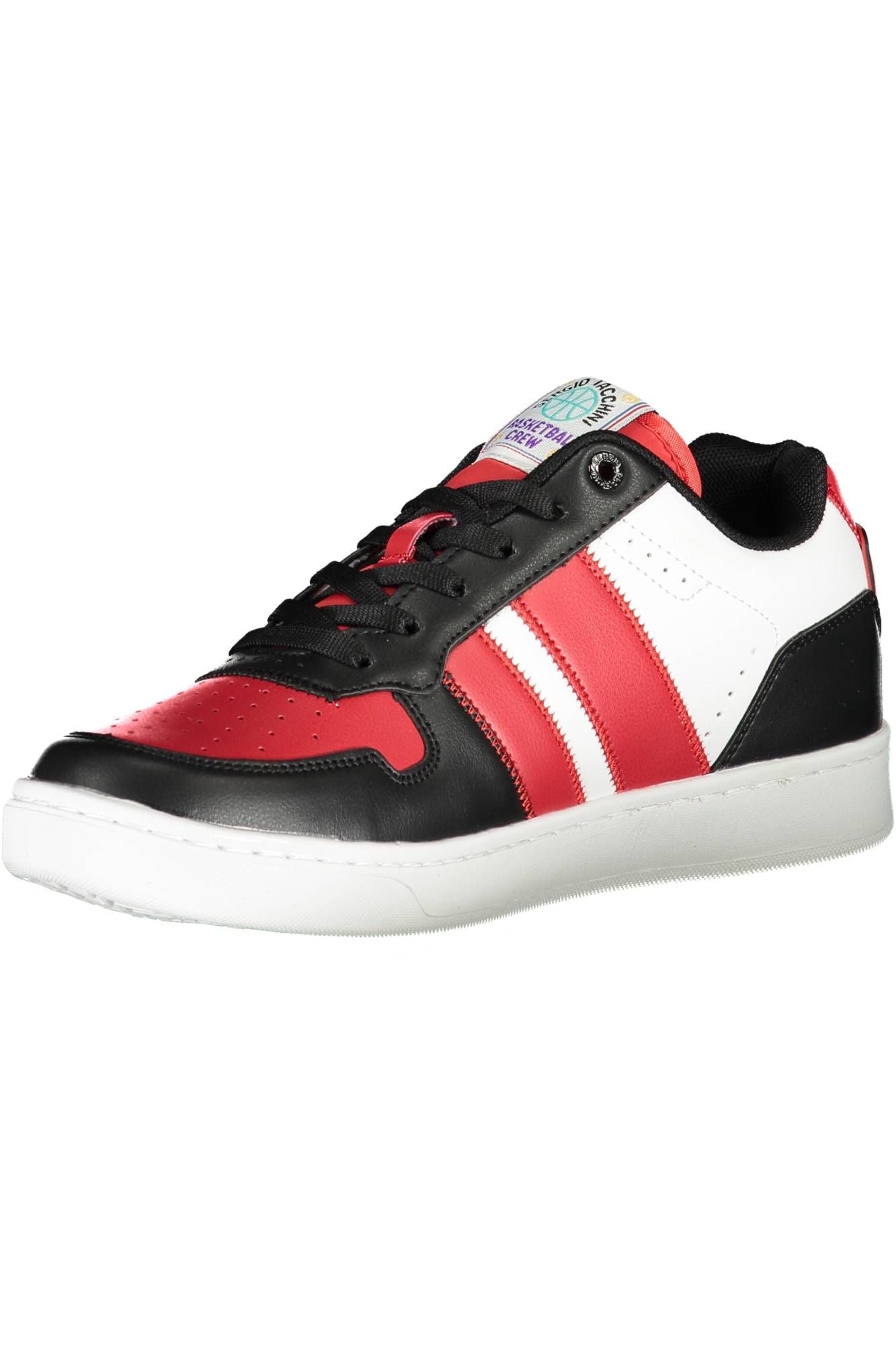 Black Polyester Men Sneaker - SEHABRANDS