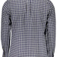 Blue Cotton Men Shirt - SEHABRANDS