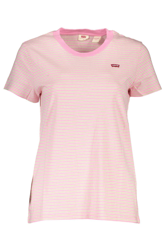 Pink Cotton Women T-Shirt - SEHABRANDS