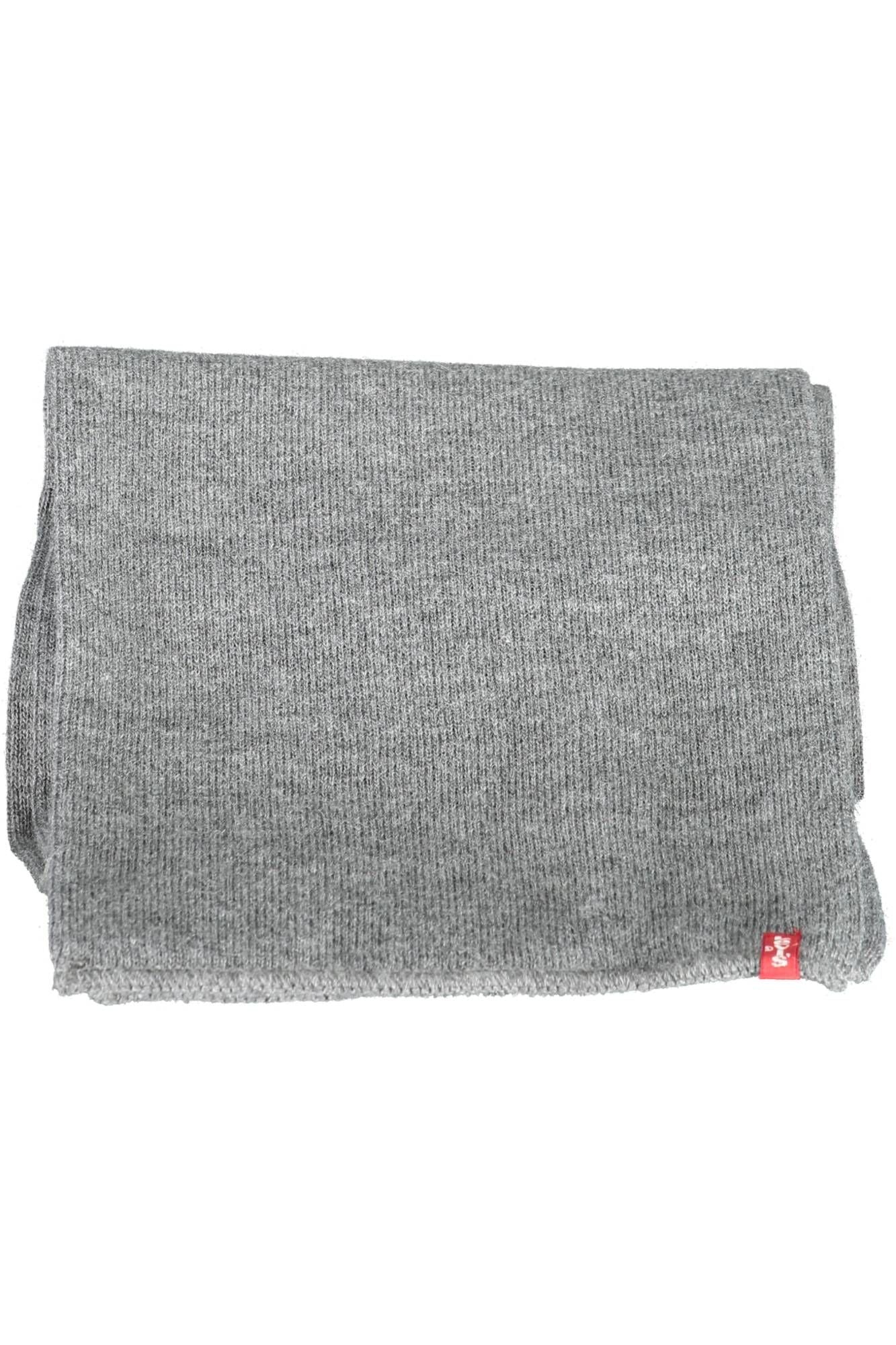 Gray Acrylic Men Scarf - SEHABRANDS