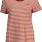 Red Cotton Women T-Shirt - SEHABRANDS