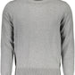 Gray Cotton Men Sweater - SEHABRANDS