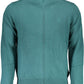 Green Cotton Men Sweater - SEHABRANDS