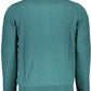 Green Cotton Men Sweater - SEHABRANDS