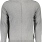 Gray Cotton Men Sweater - SEHABRANDS