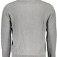 Gray Cotton Men Sweater - SEHABRANDS