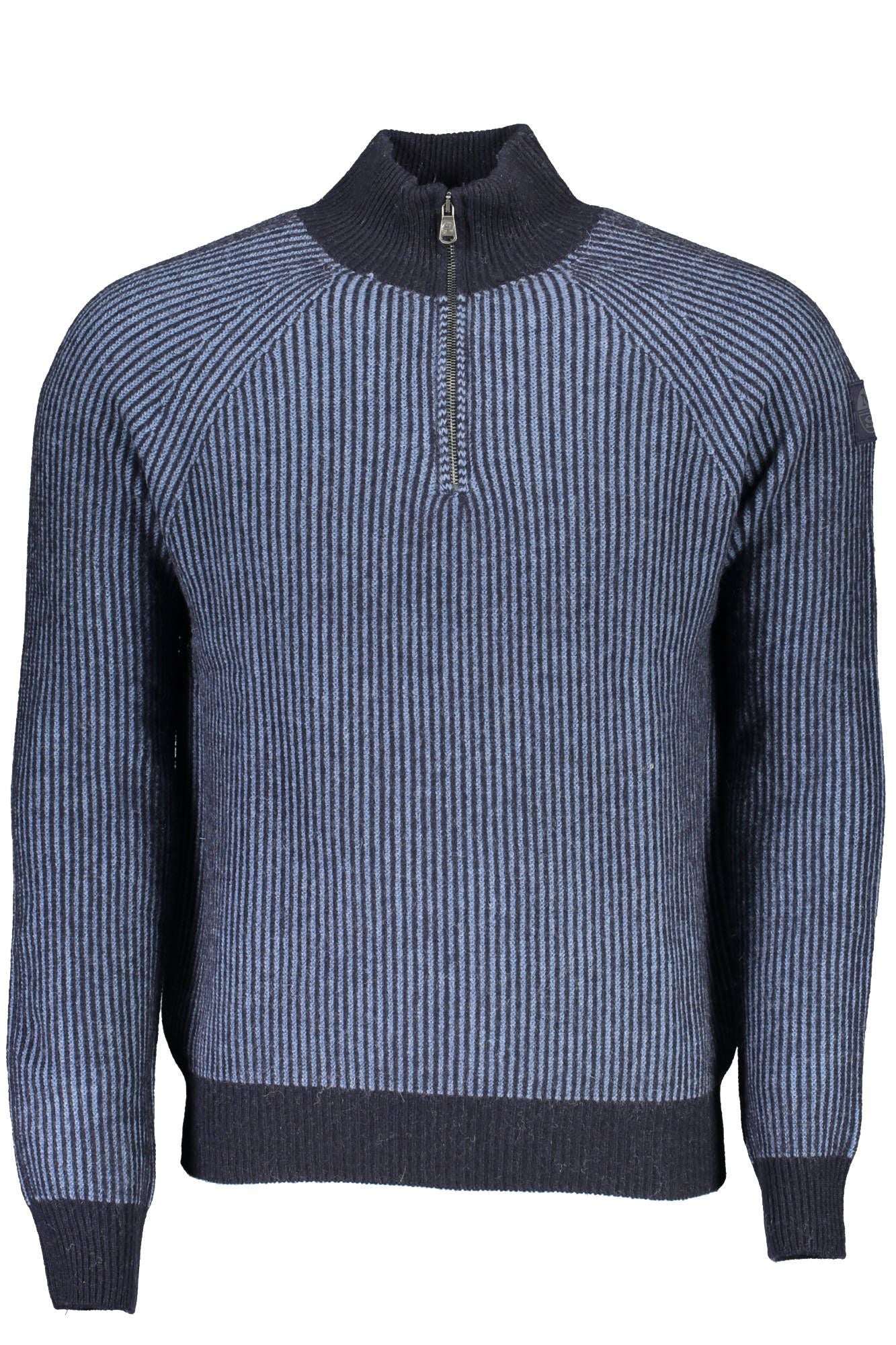 Blue Wool Men Sweater - SEHABRANDS